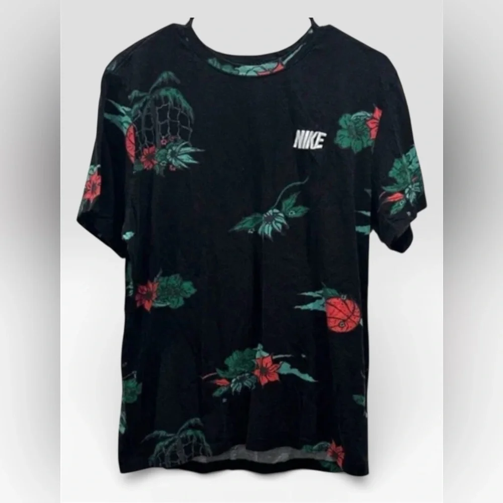 NIKE Print Allover Basketball Graphic T-Shirt Men’s Size XL